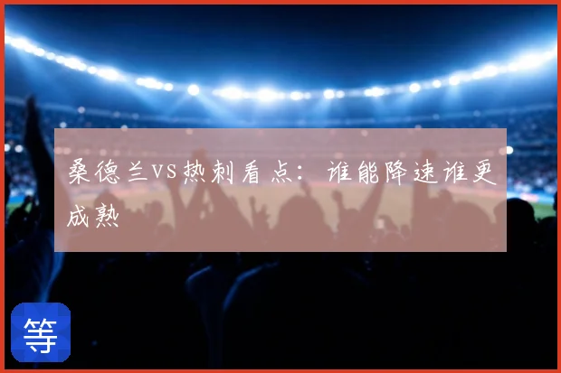桑德兰vs热刺看点:谁能降速谁更成熟